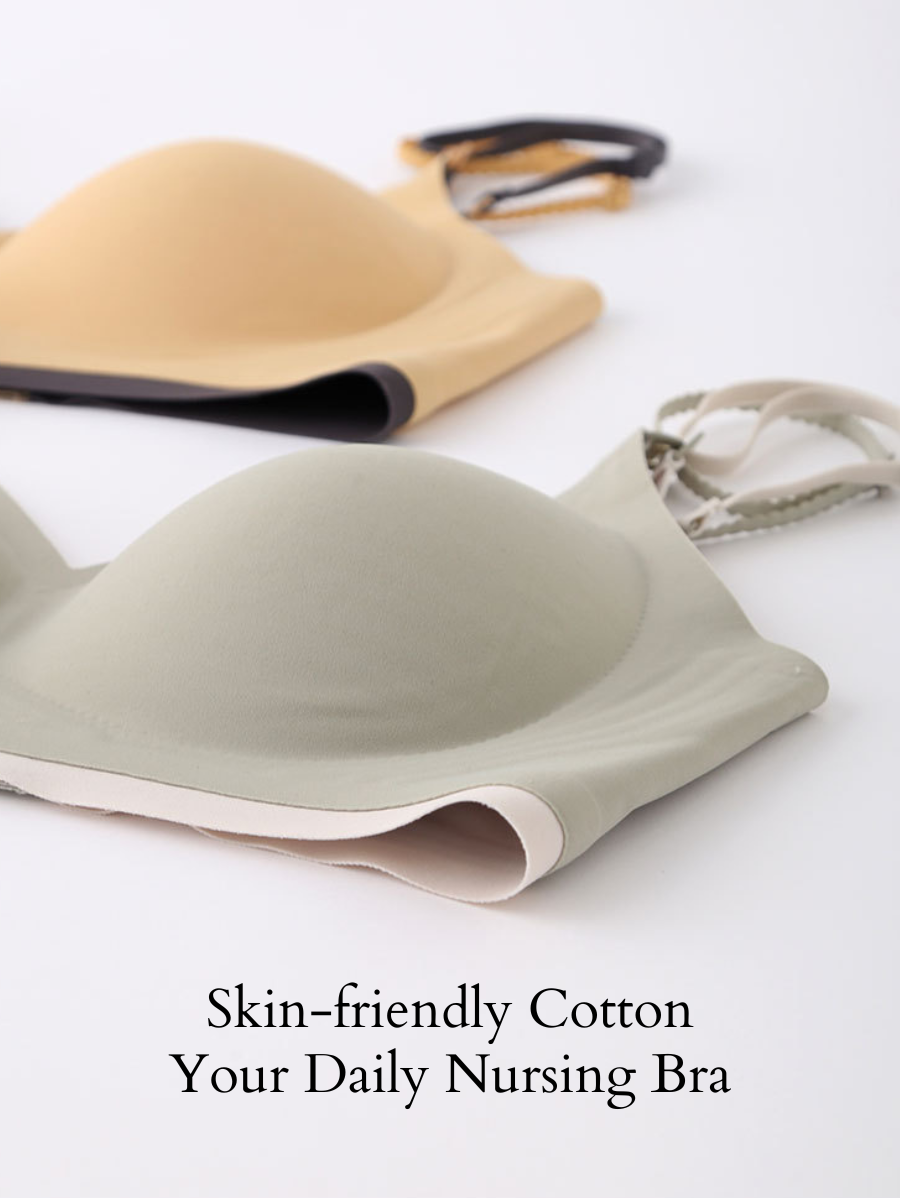 Dual Strap Latex Coaster Top Open Nursing Bra (Petite Size)