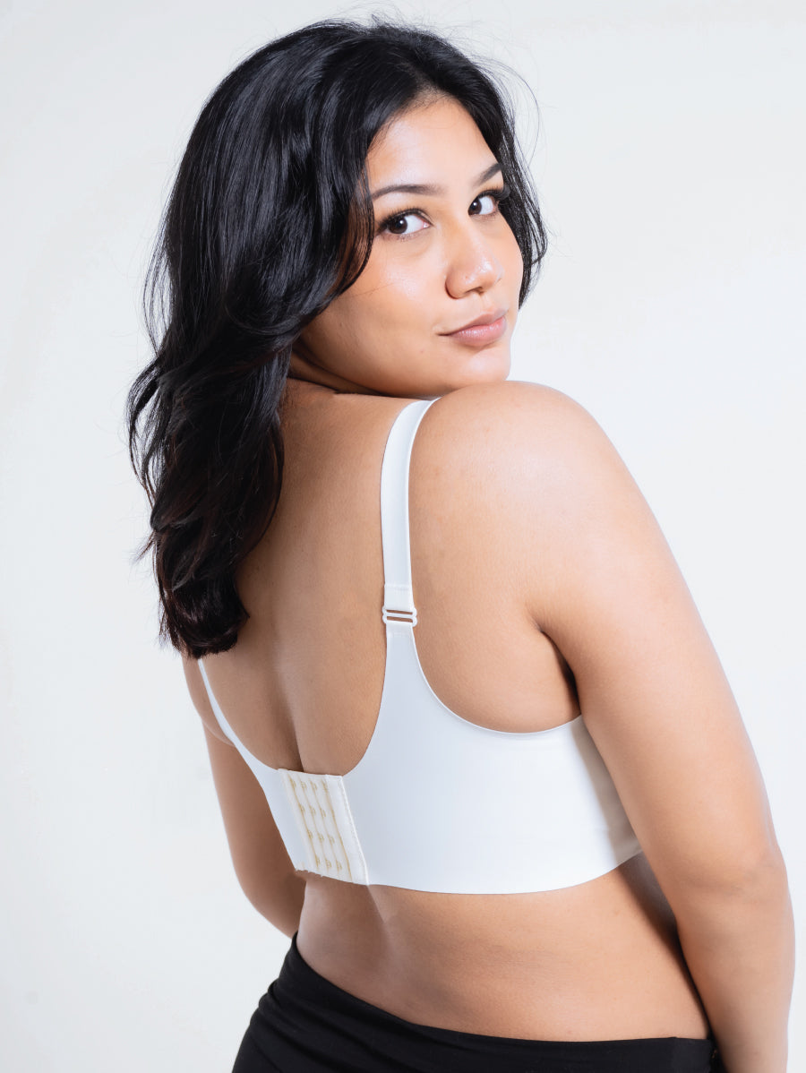Premium Green Tea Lace Top Open Nursing Bra