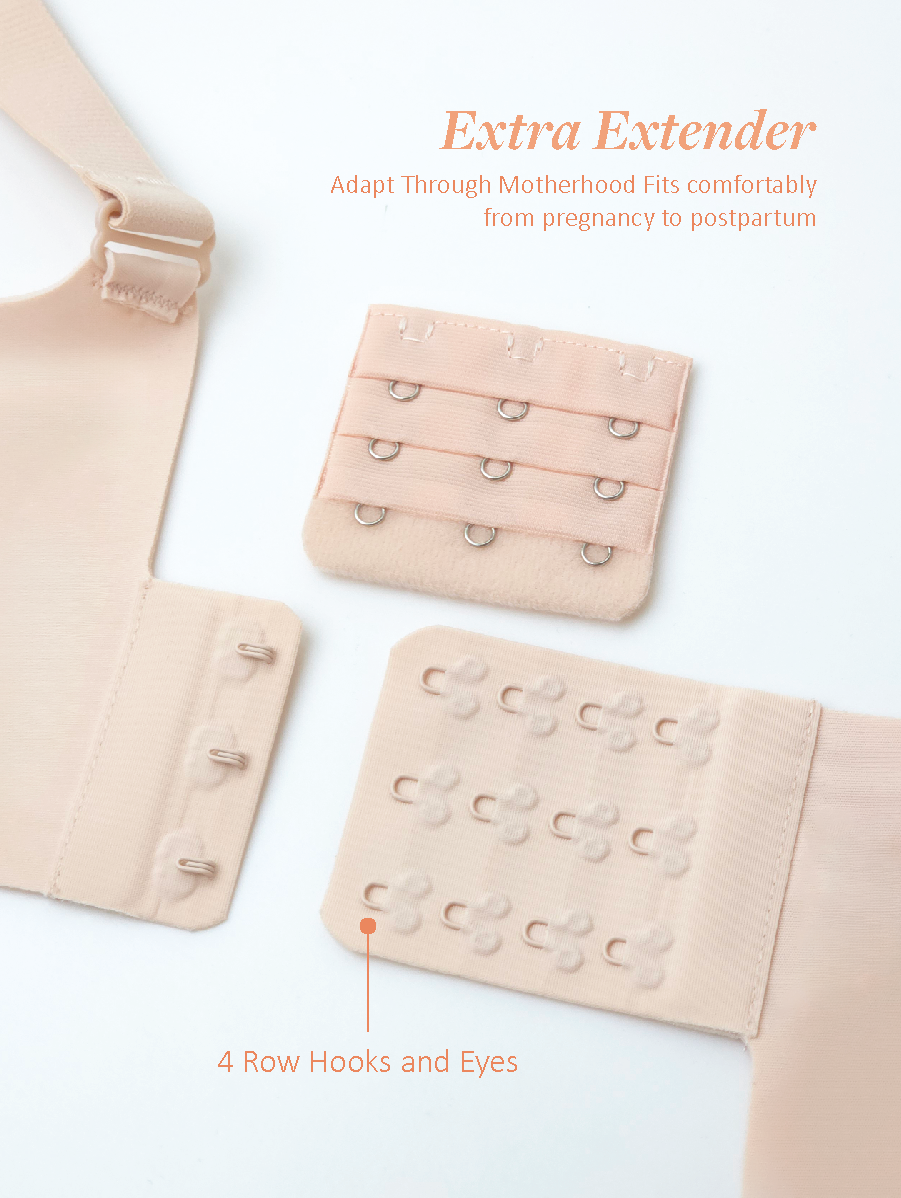 V-neck Seamless Support Nursing Bra