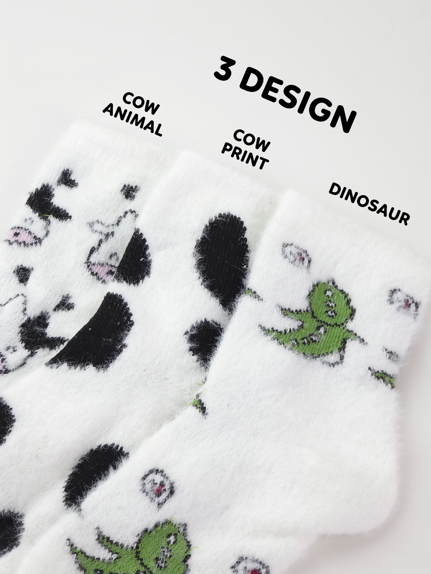 Maternity Confinement Warm Socks – Cow Pattern Printed (1 pair)