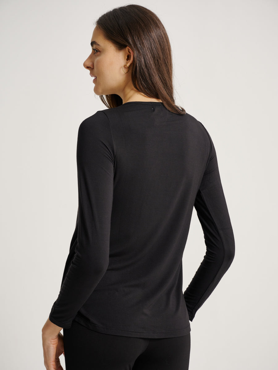 Zoey Overlap Layer Nursing Access Top