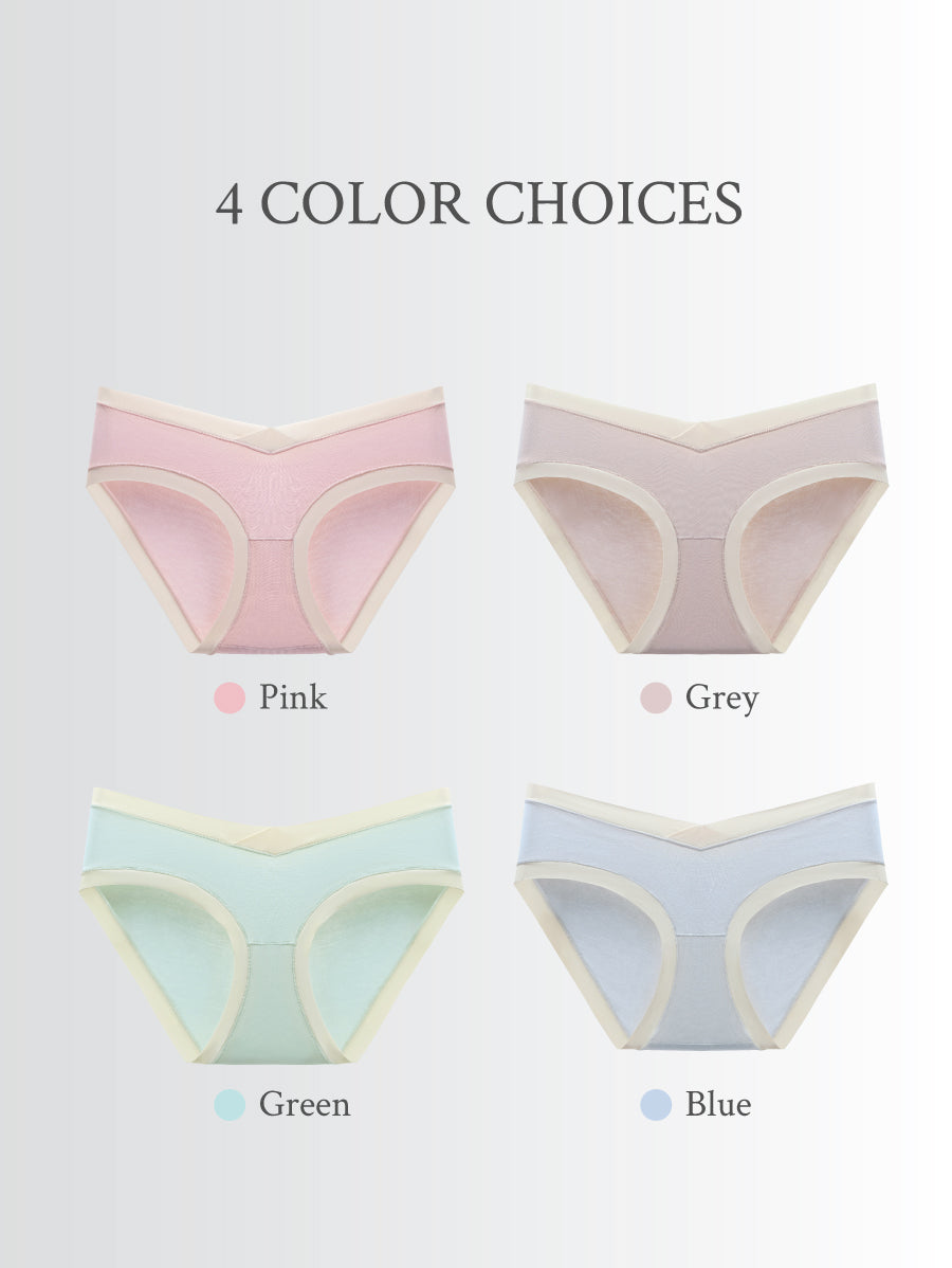 Modal Seamless Low Waist Panties Set