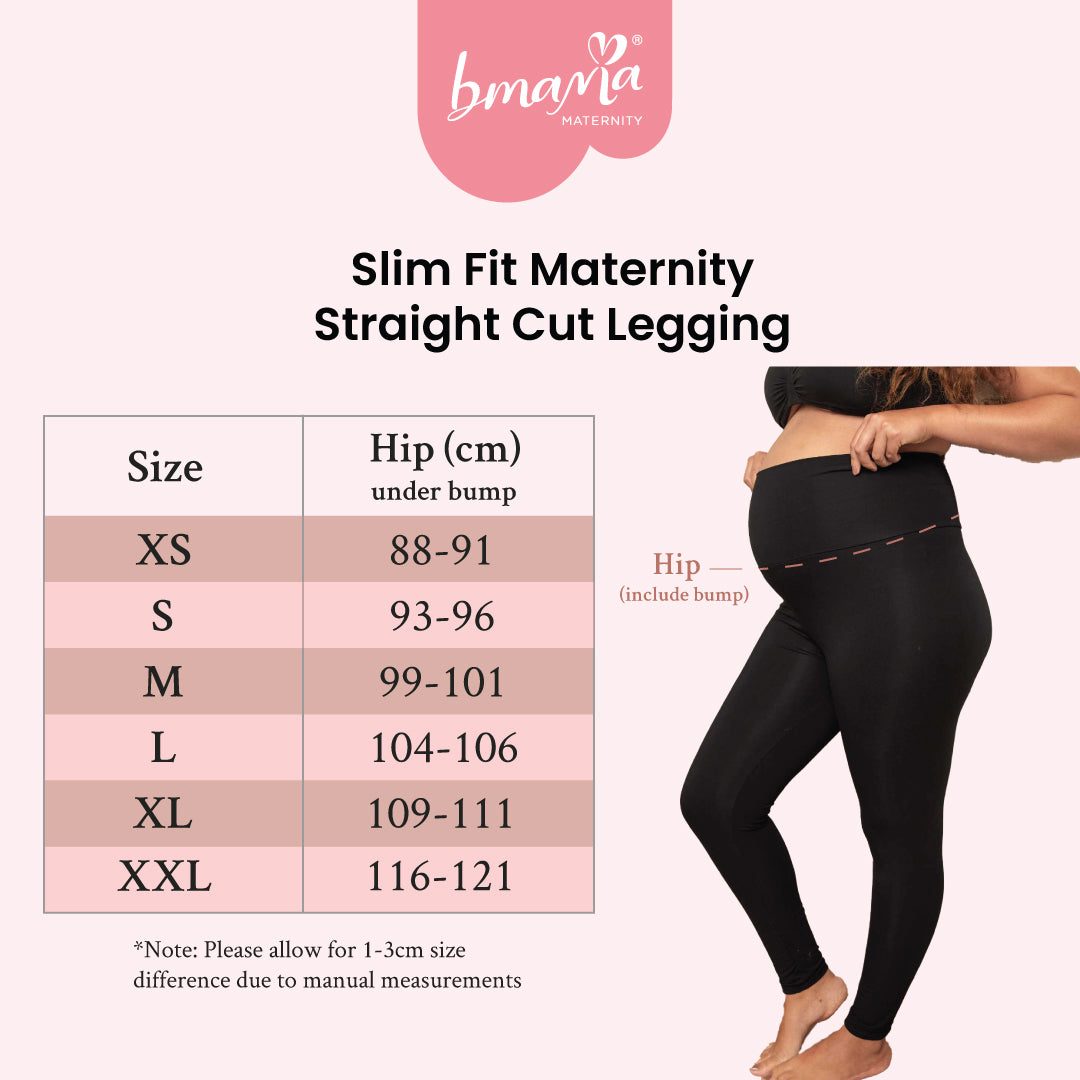 Slim Fit Maternity Straight Cut Legging