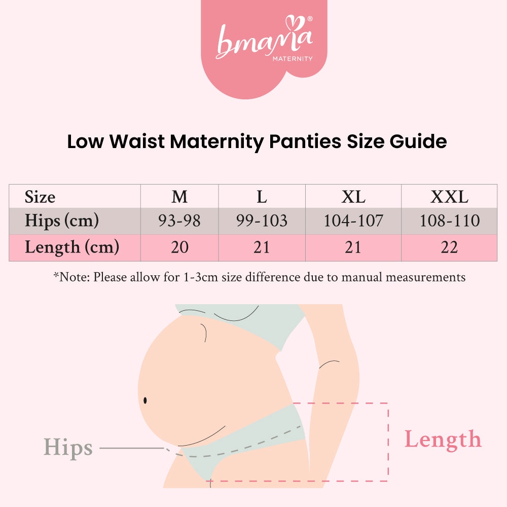 Modal Seamless Low Waist Panties Set