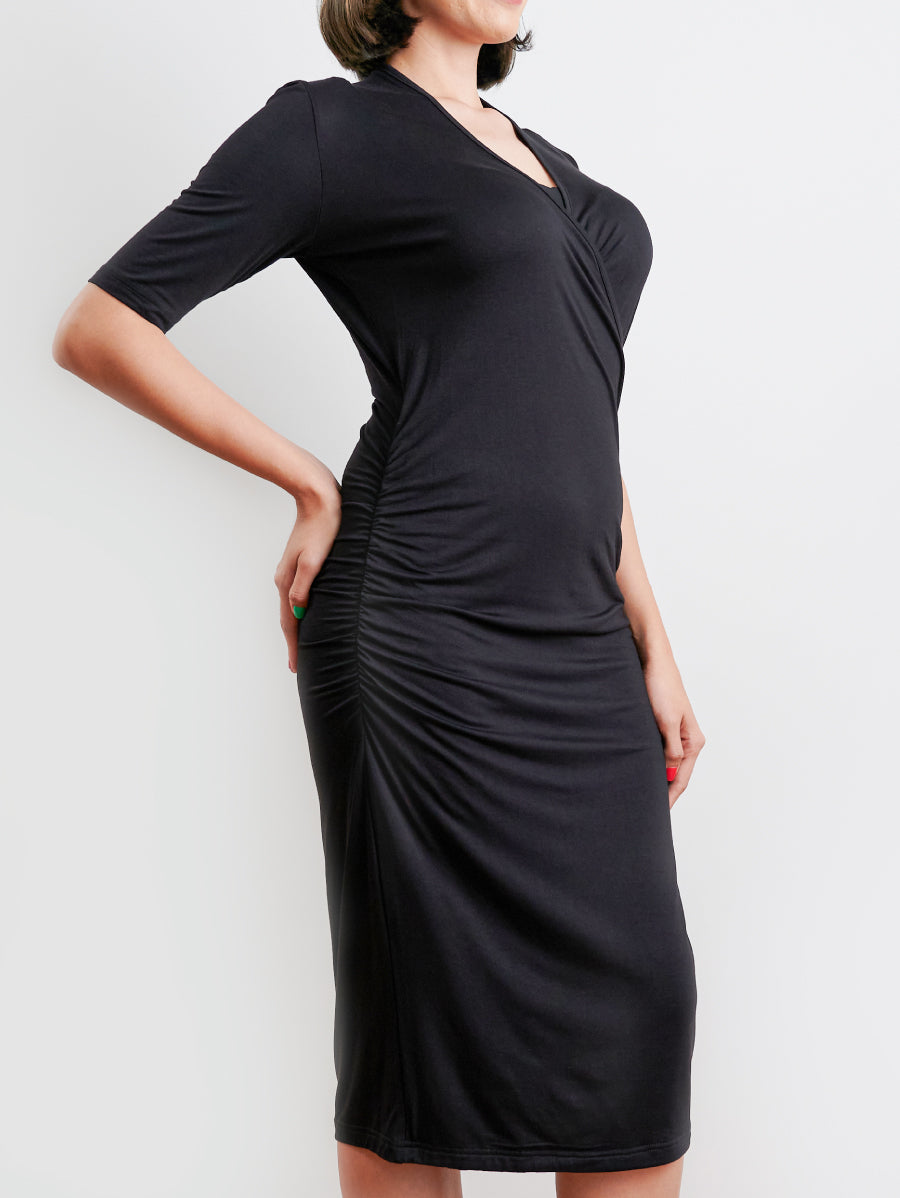 Scarlet Perfect Fit Side Crease Pull-Down Dress