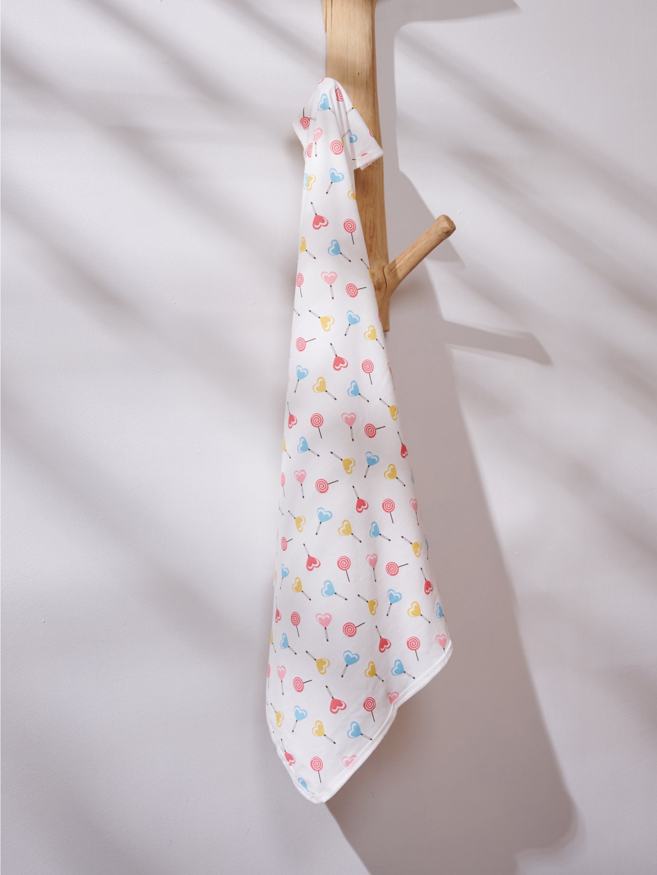 Newborn Baby Cotton Blanket With Hooded Wrap Swaddle Napkin