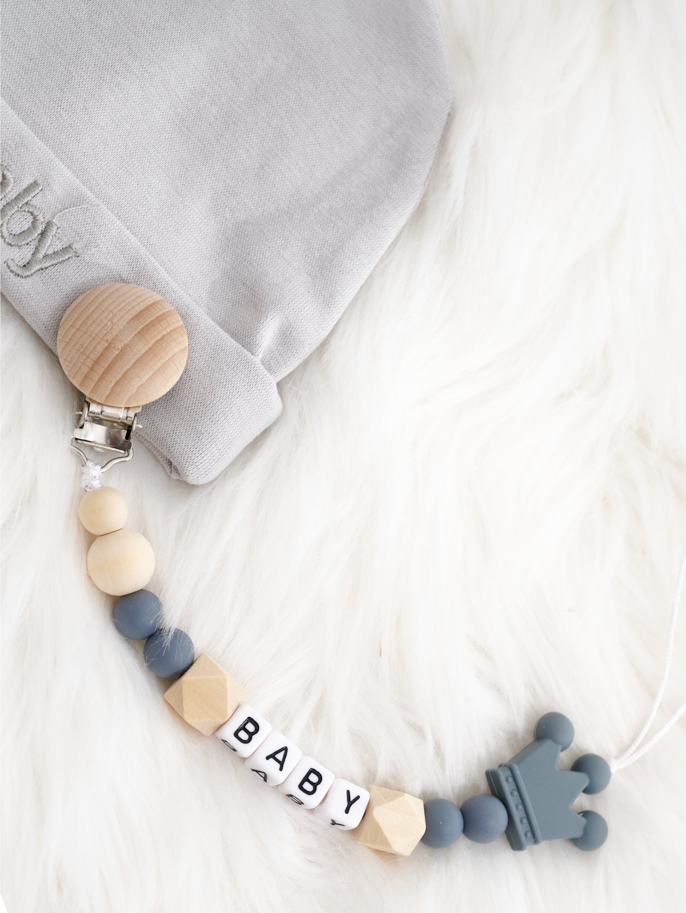 Luna Silicon Pacifier Clip