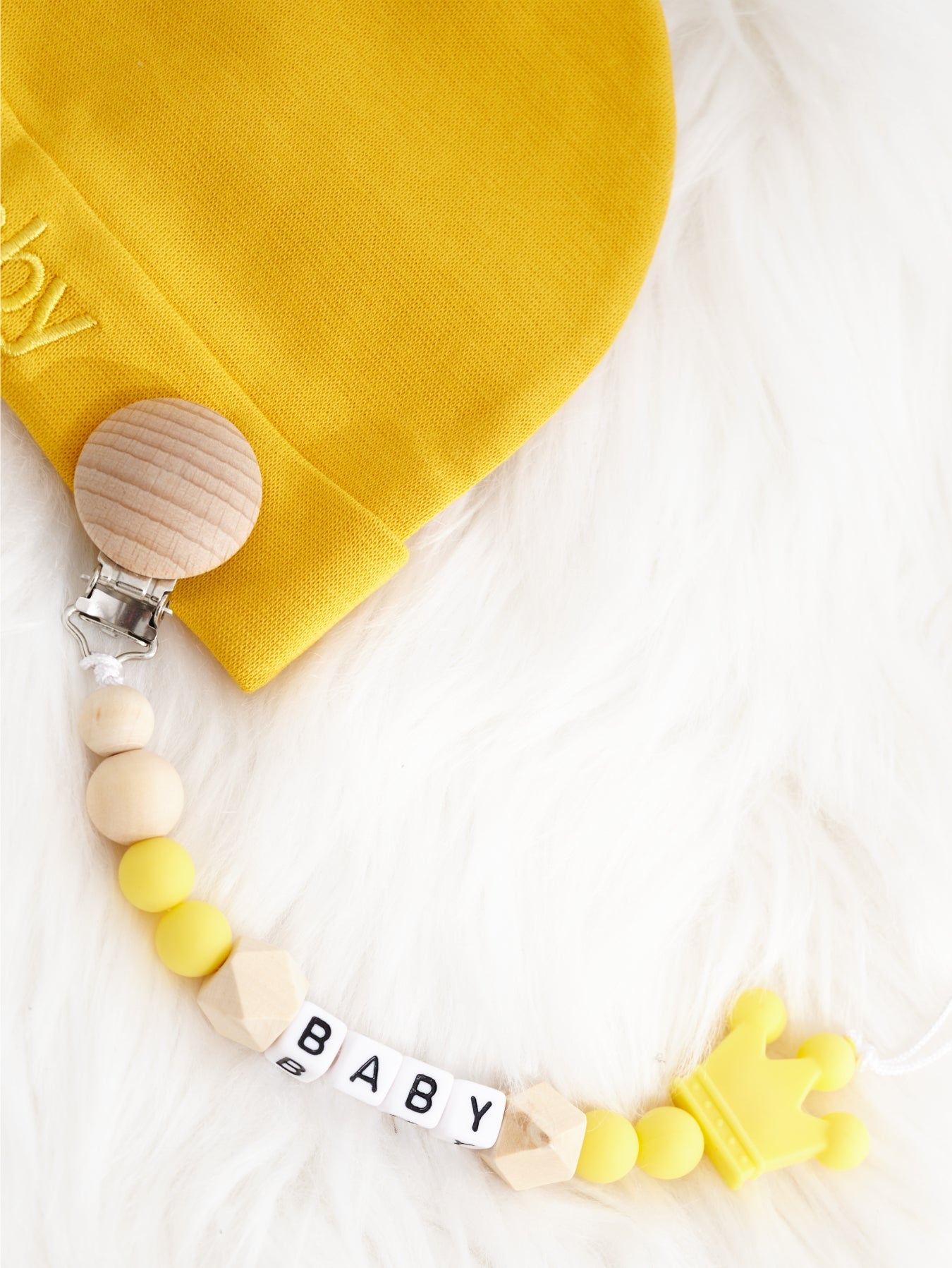 Luna Silicon Pacifier Clip