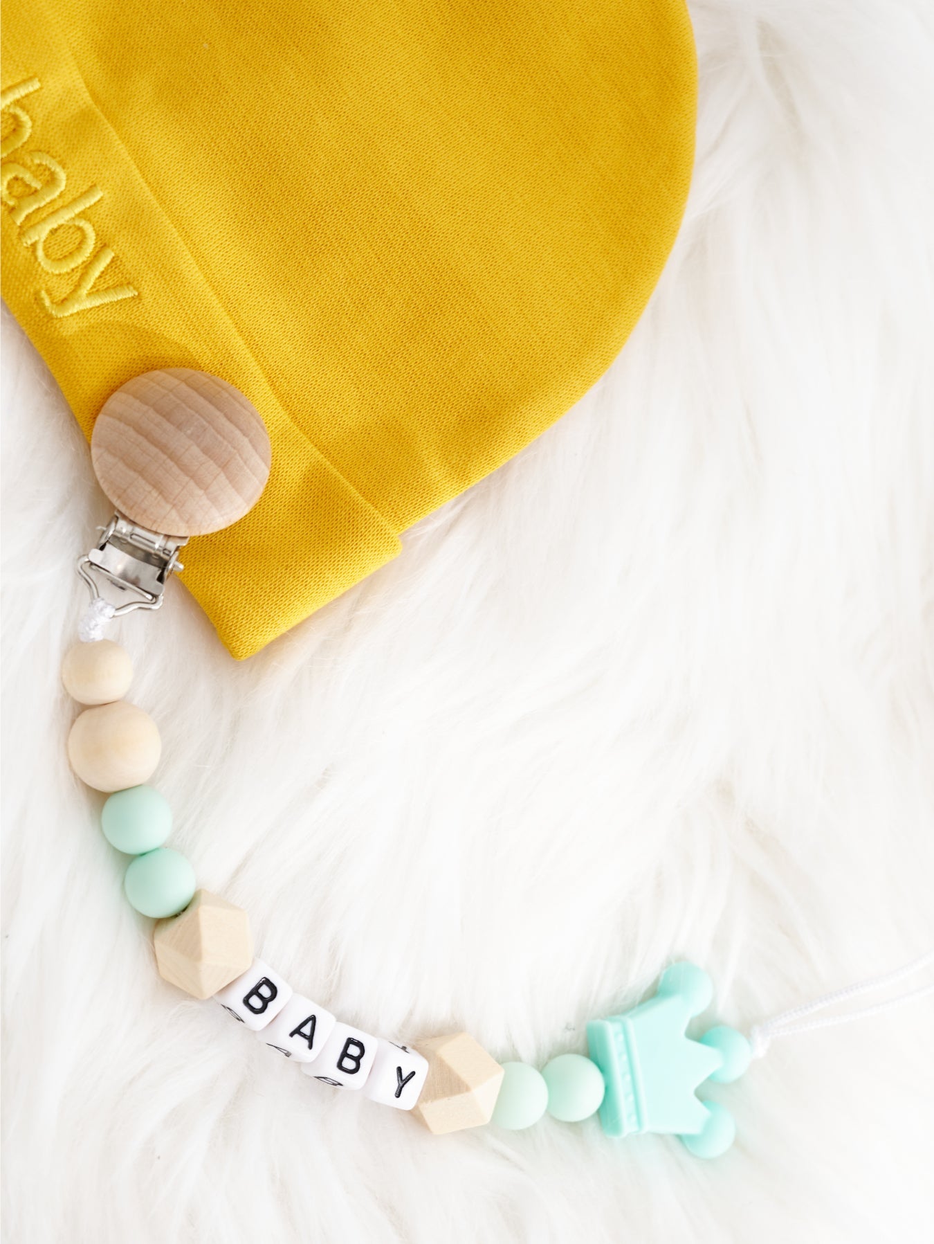 Luna Silicon Pacifier Clip