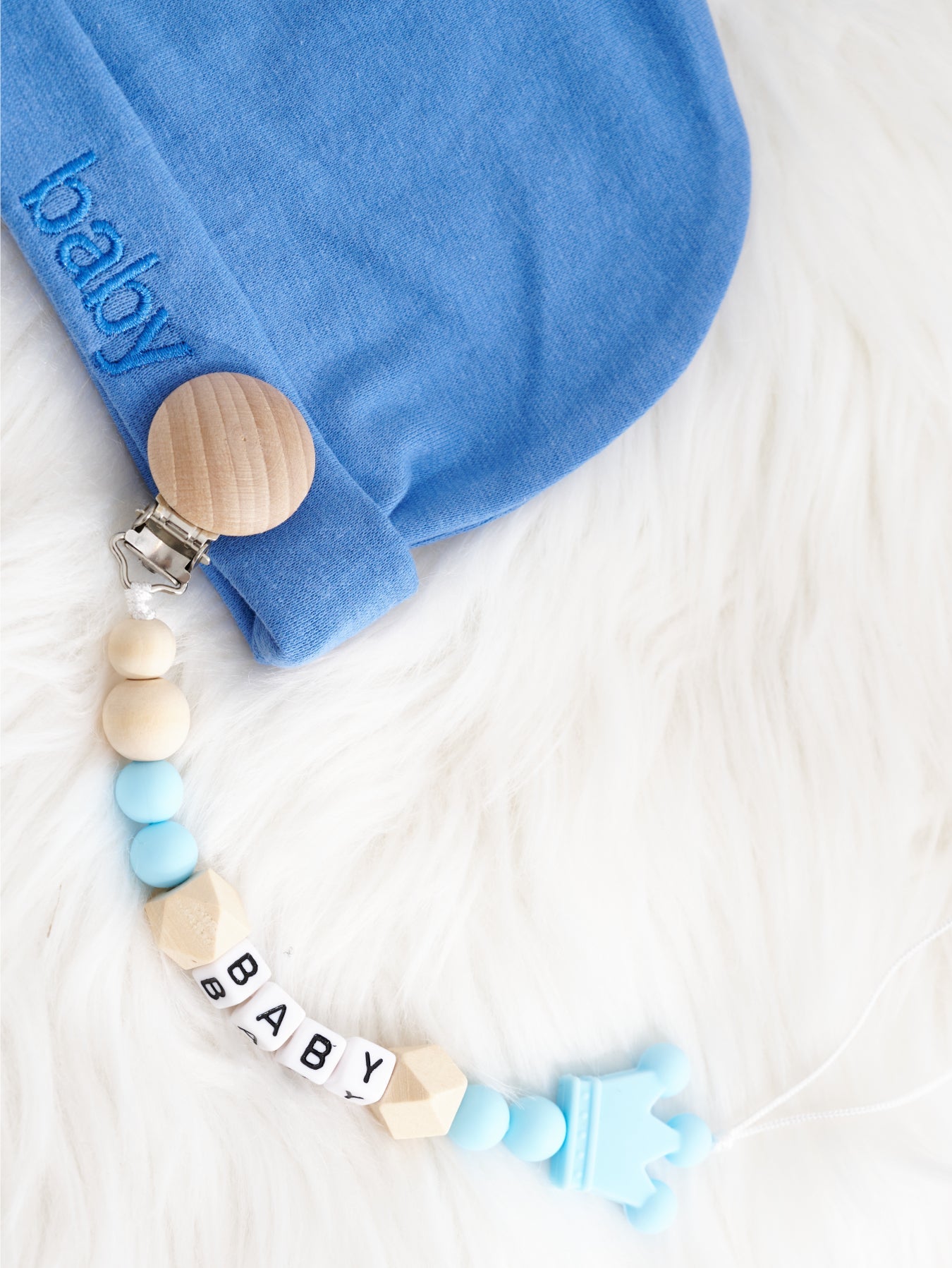 Luna Silicon Pacifier Clip