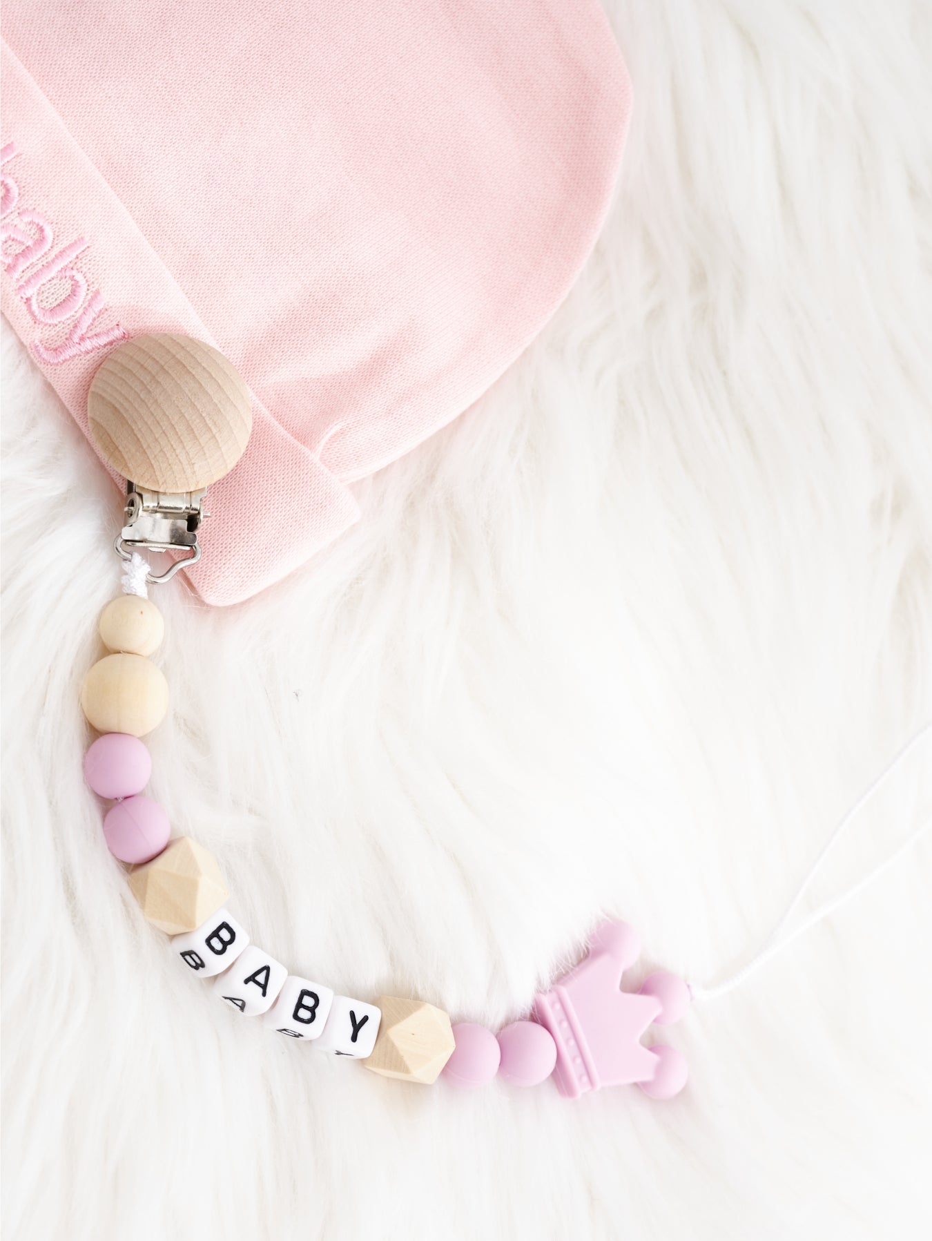 Luna Silicon Pacifier Clip