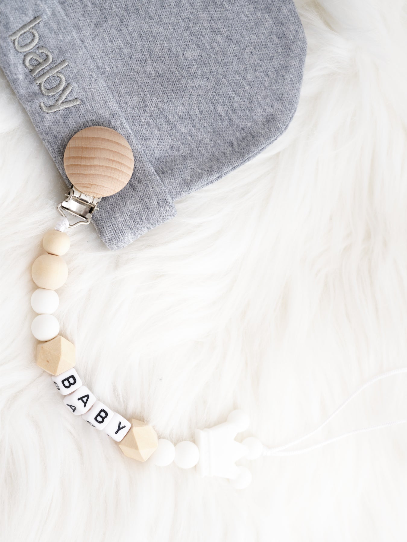 Luna Silicon Pacifier Clip