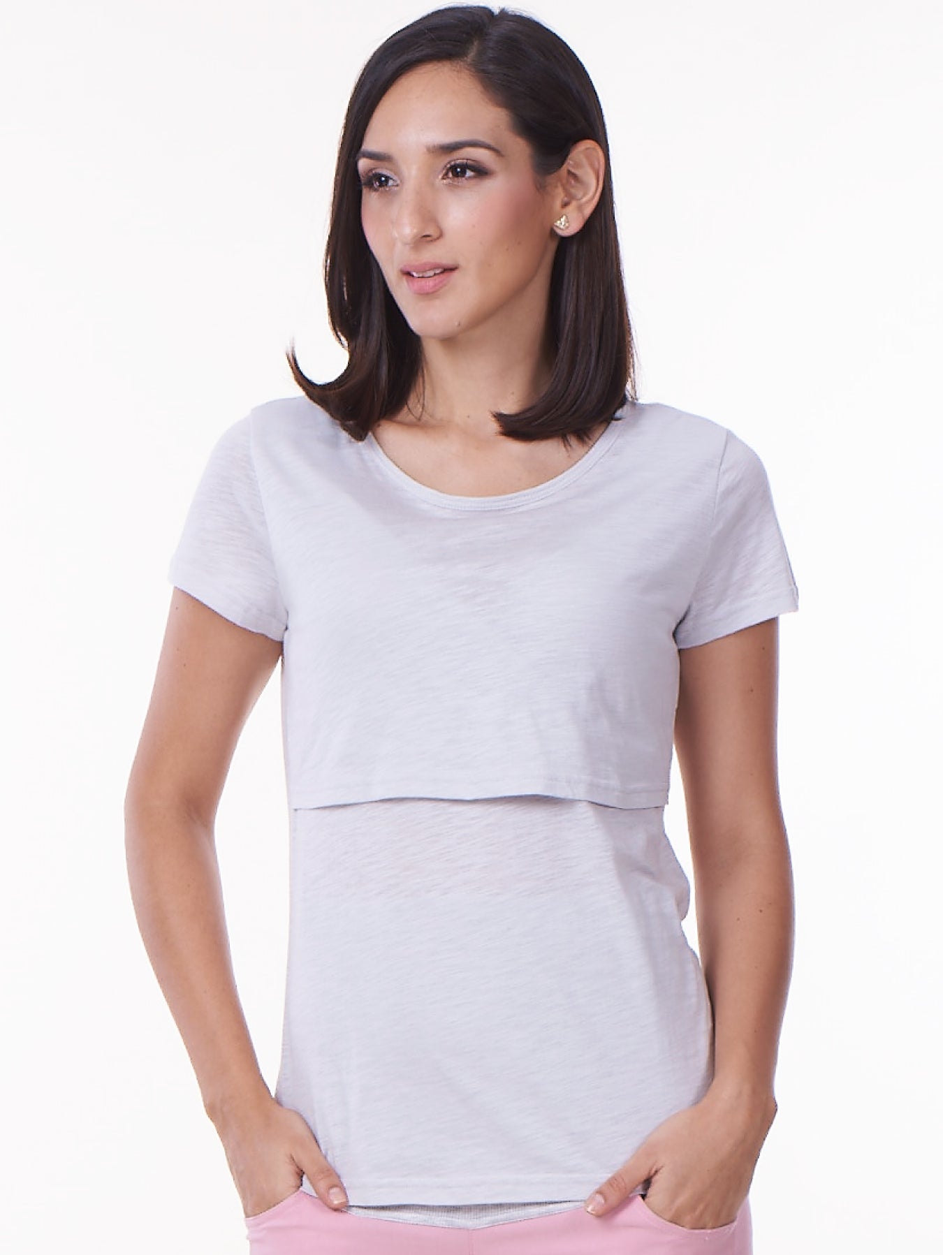 Violet Lift Up Nursing Top