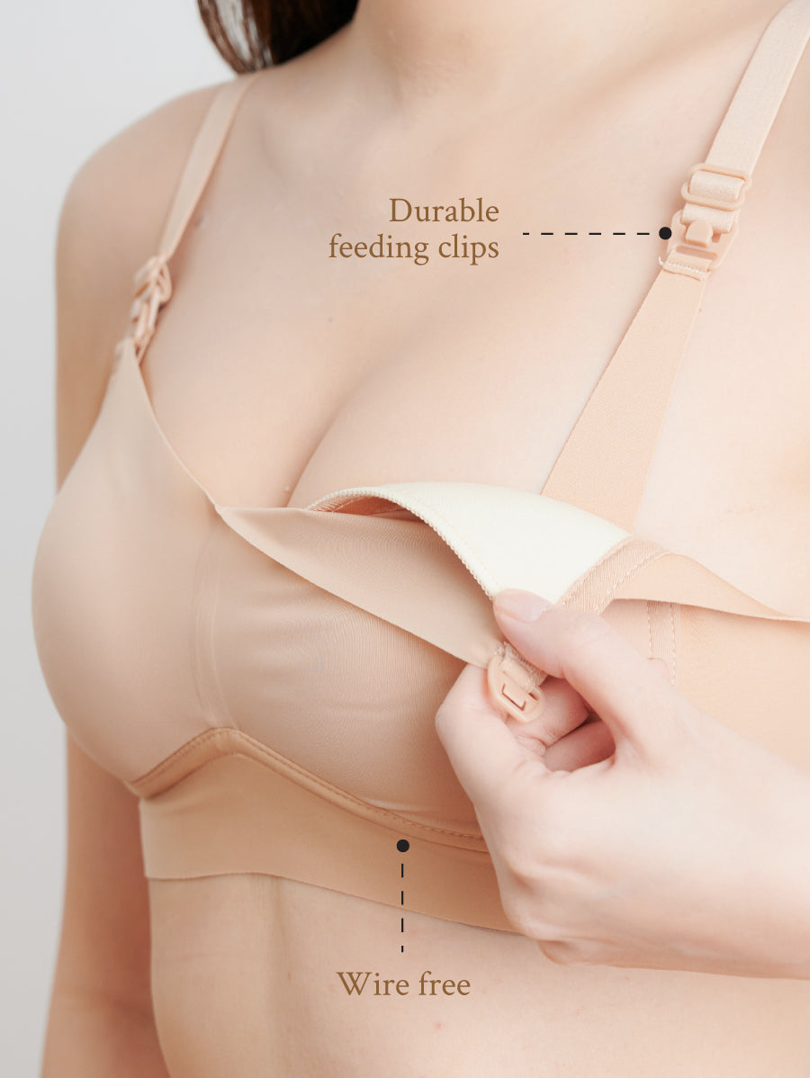 The True Mulberry Silk Seamless Nursing T-shirt Bra