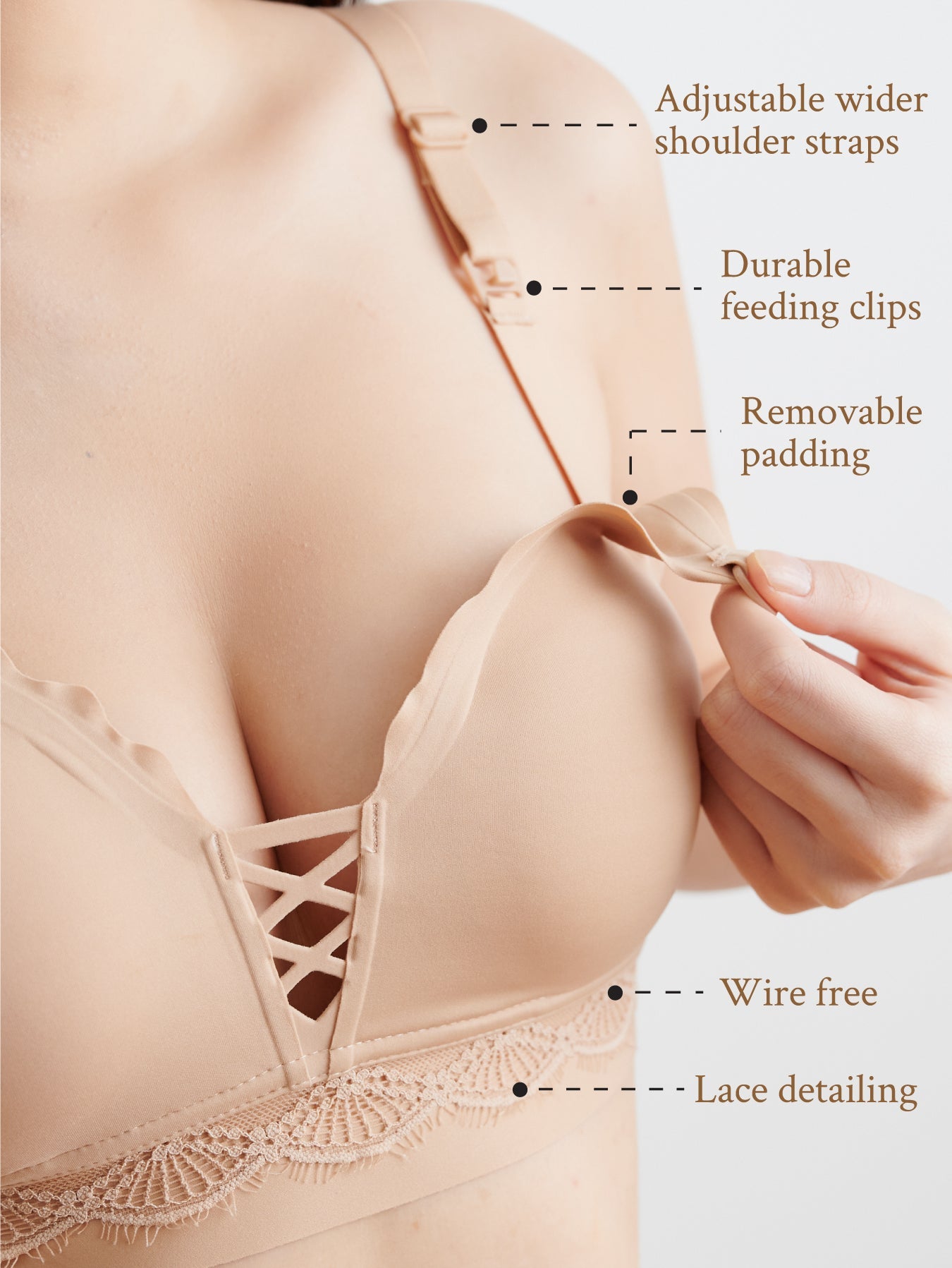 The Elenor Essential Cotton Nursing Bra