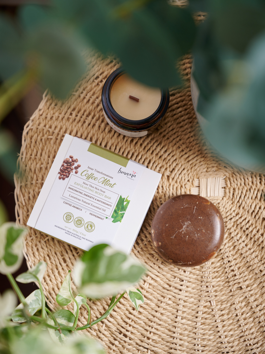 Inner Transformations Coffee Mint Exfoliating Body Bar