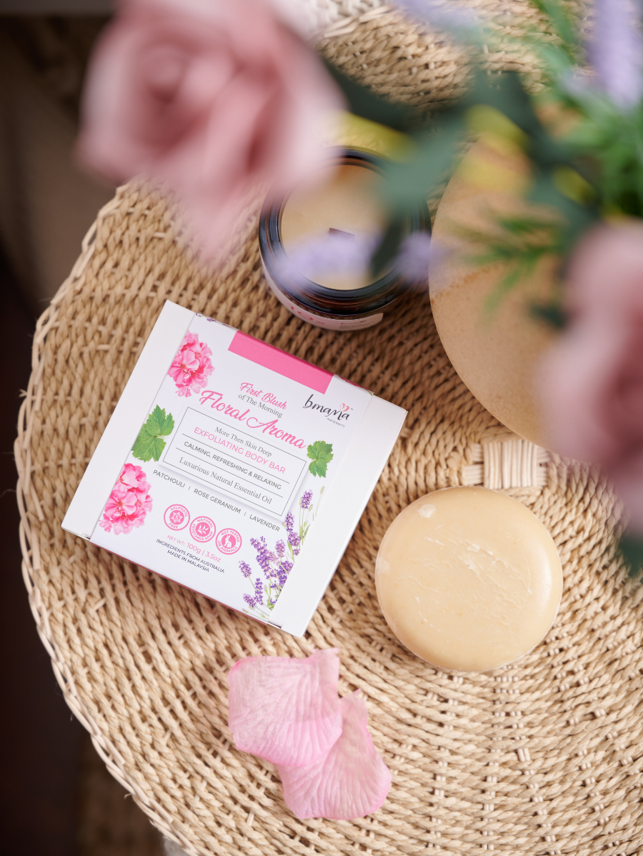 First Blush In The Morning Floral Aroma Exfoliating Body Bar