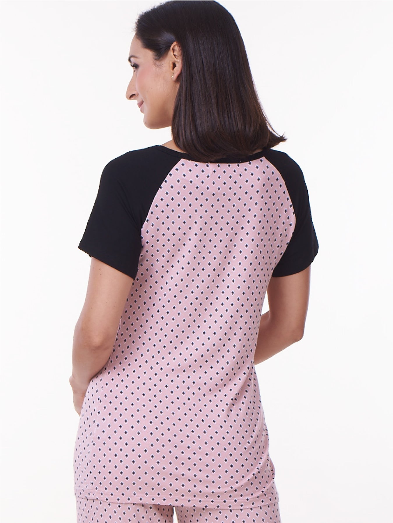 Short-Sleeved Lift Up Nursing Top
