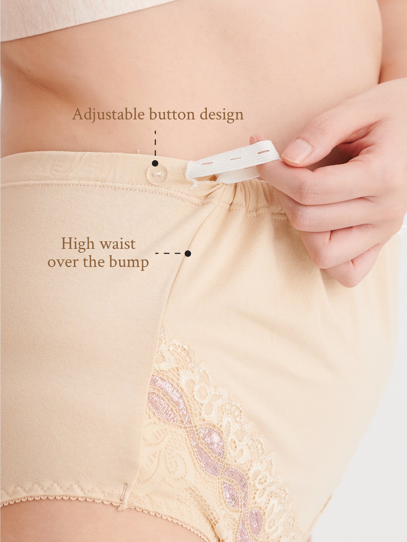 Lacey High Waist Over The Bump Brief