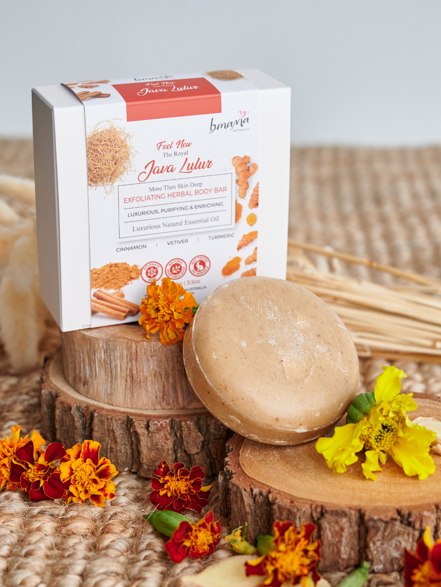 Feel New The Royal Java Lulur Exfoliating Herbal Body Bar