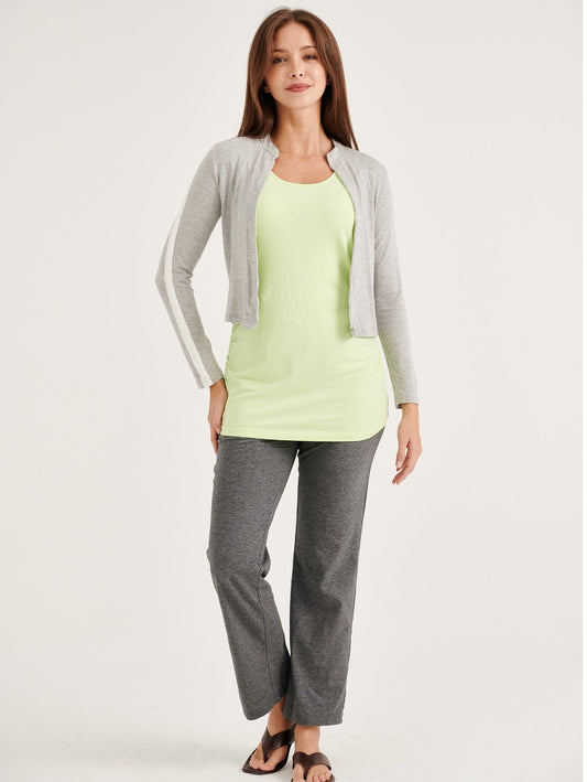 Modal Cotton Activewear Maternity Tops Set