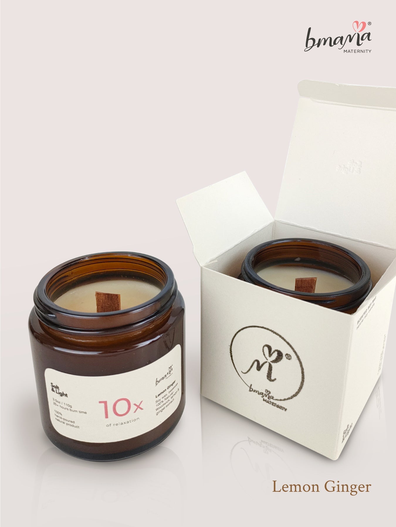 Relaxing and Refreshing Natural Soy Wax Candle