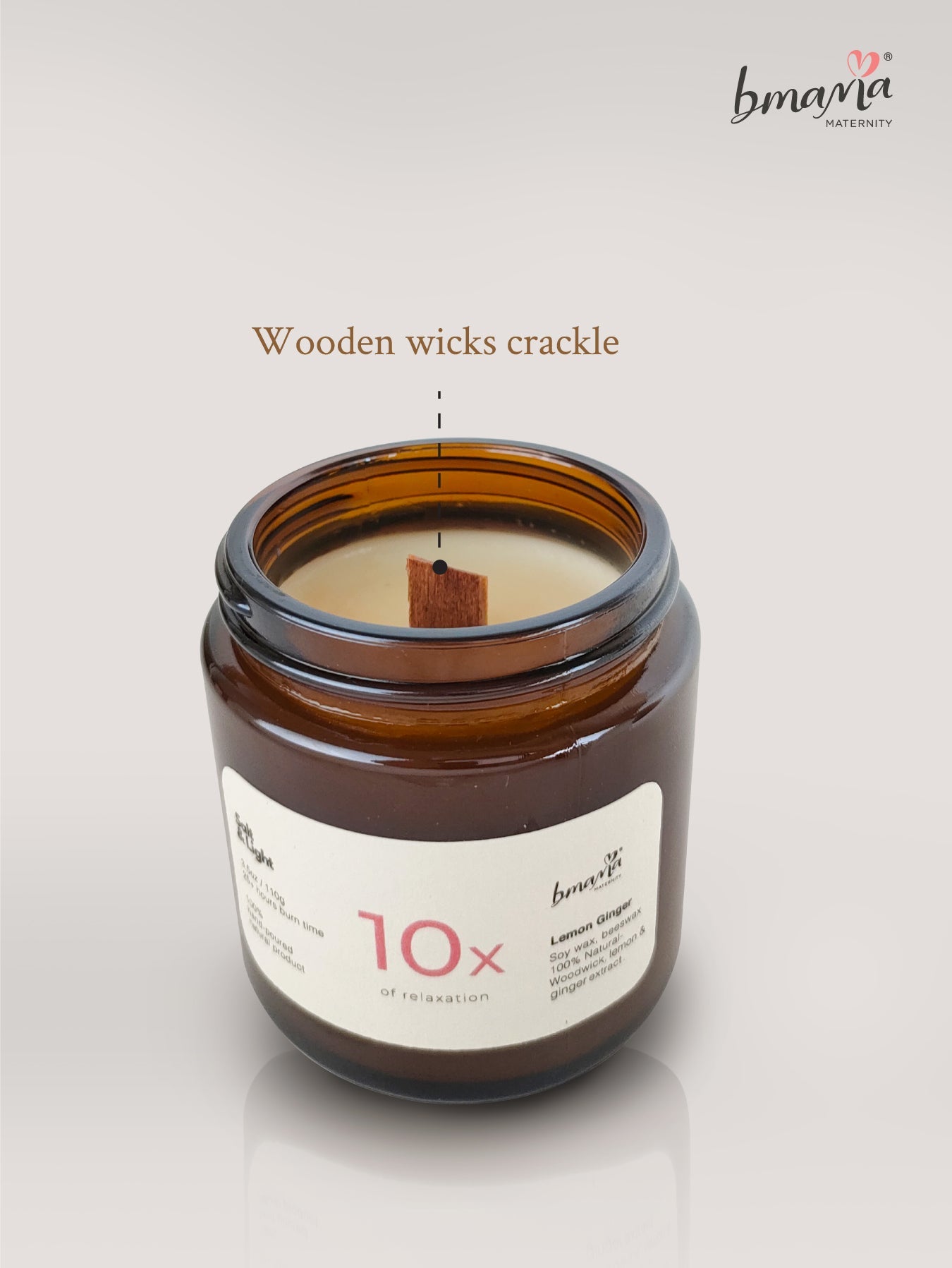 Relaxing and Refreshing Natural Soy Wax Candle