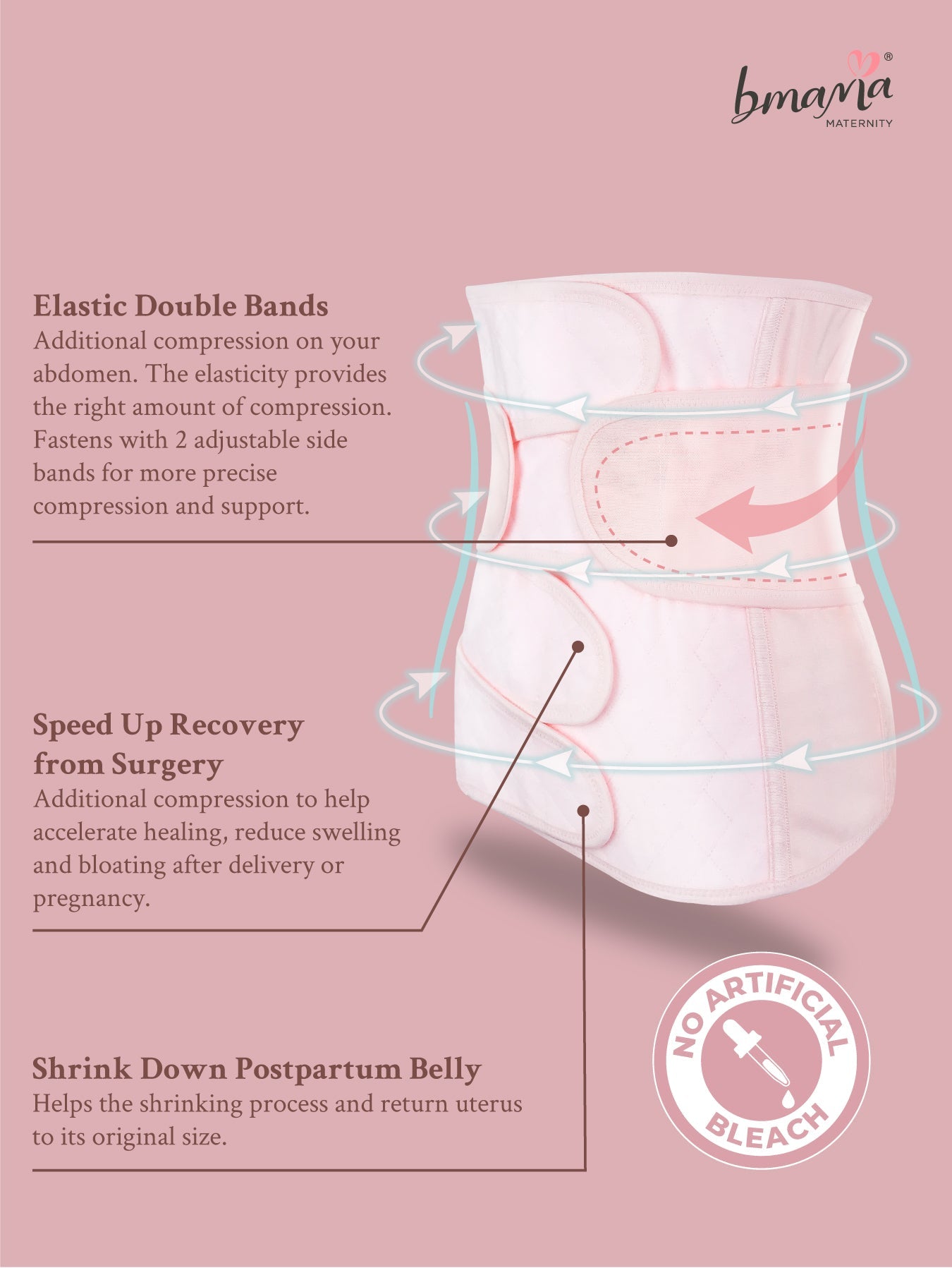 2 in 1 Pure Cotton Belly Binder