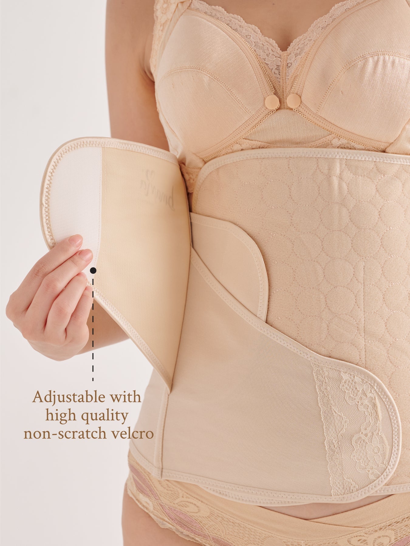 2in1 Belly and Pelvic Binder Satin Set (Golden Girdle)