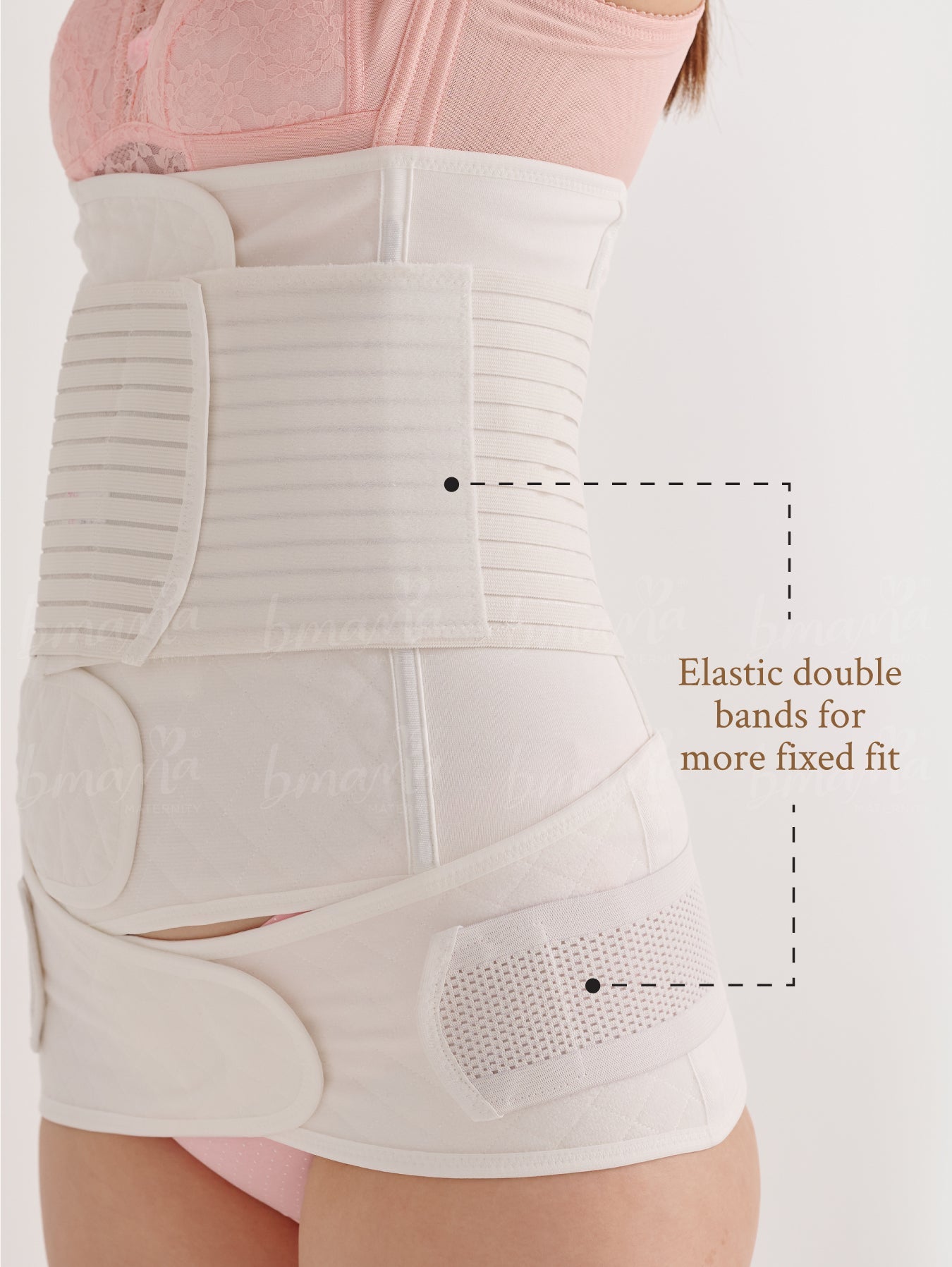 Pure Cotton Anti Allergy Belly Binder Set (3 Straps)