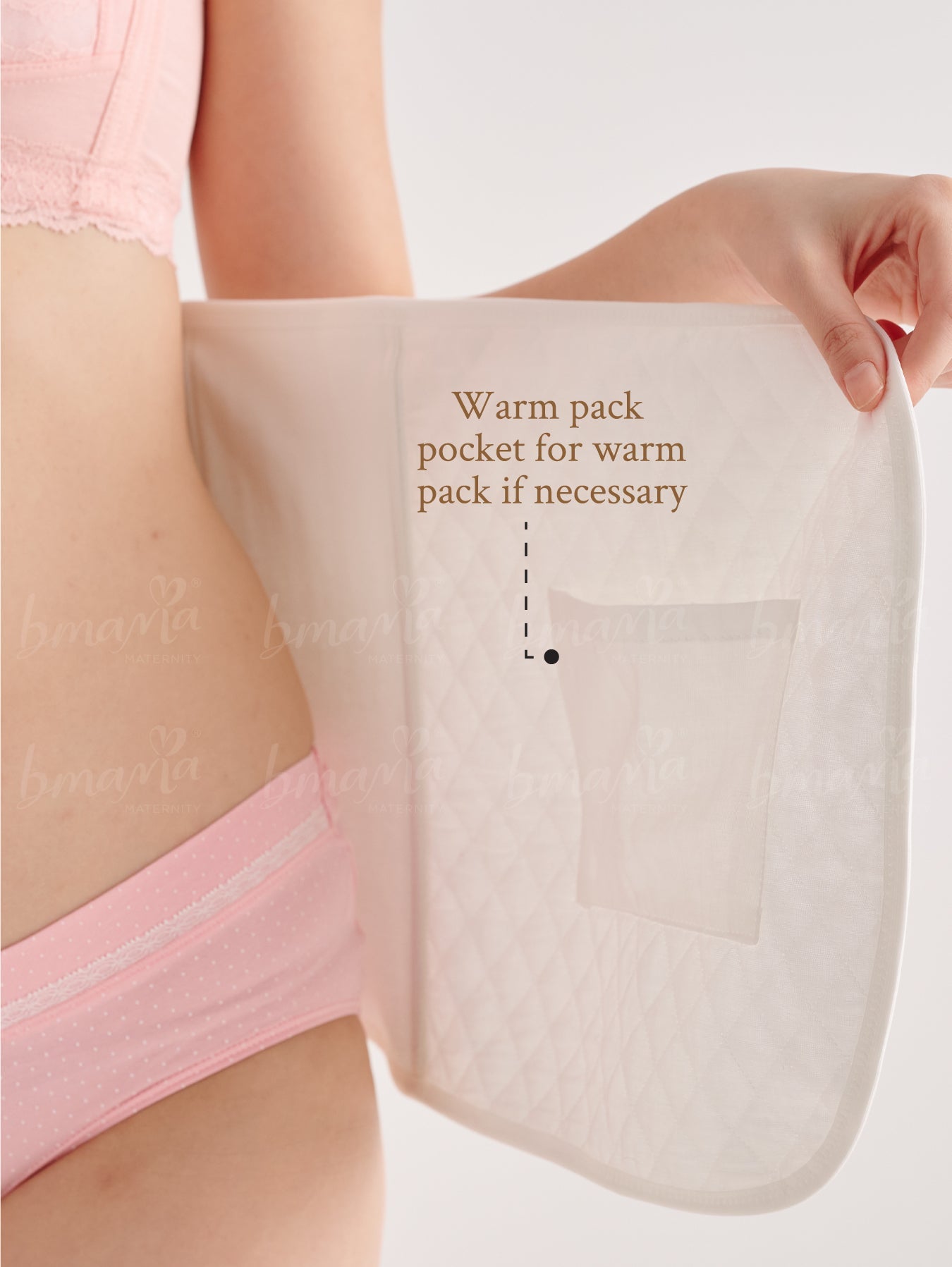 Pure Cotton Anti Allergy Belly Binder Set (3 Straps)