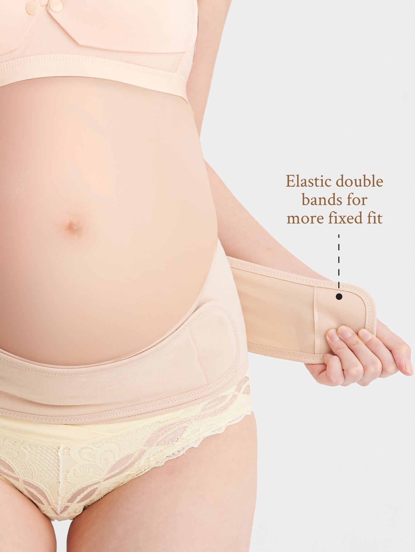 Bmama Premium Maternity Support Belt Beige