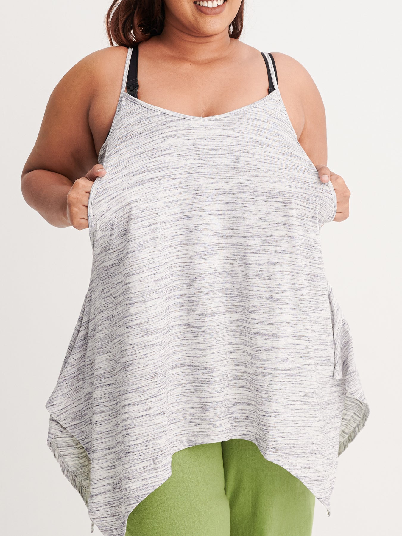 Hadley Sleeveless Round Neck Nursing Top