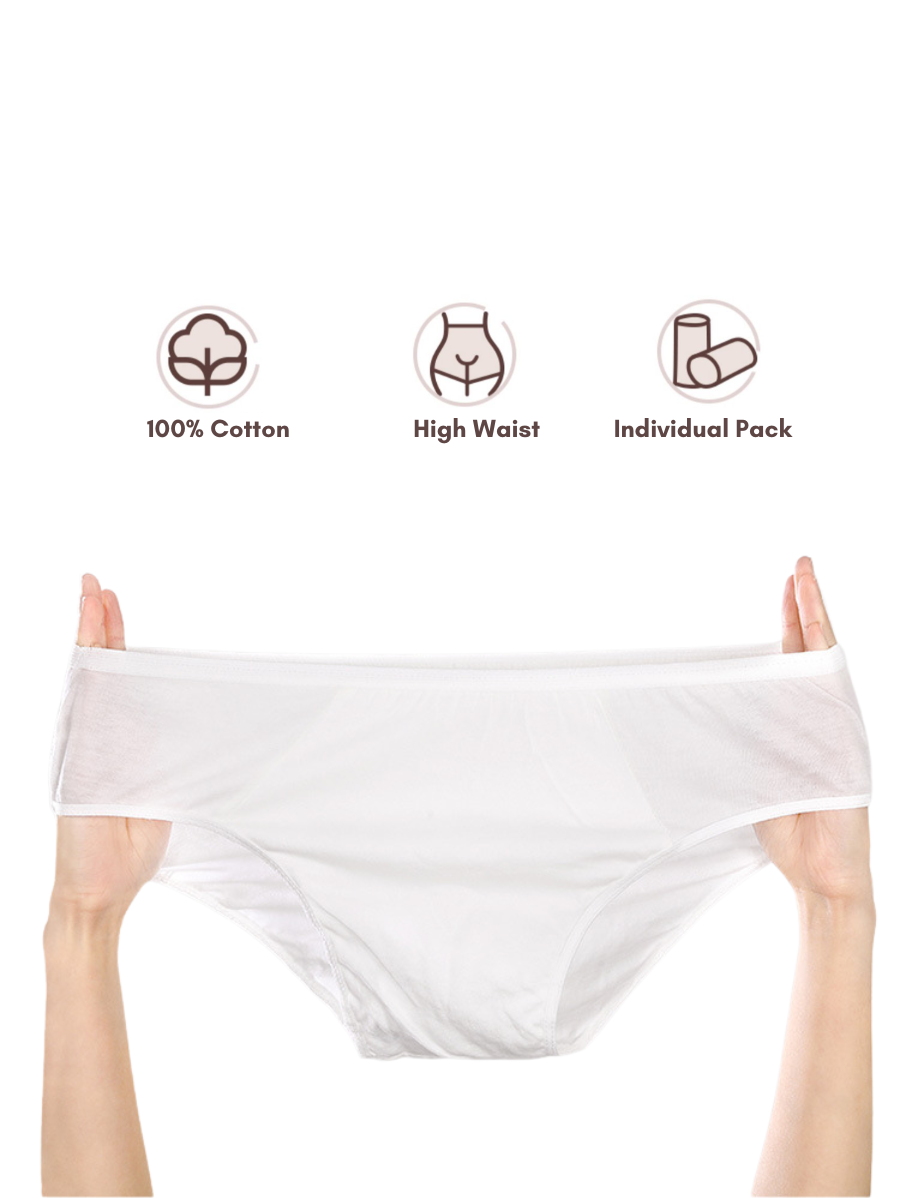 Full Cotton Disposable Panties (5pcs/pack)