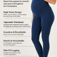 Blue Slim Fit Stretchable High waist Maternity Legging