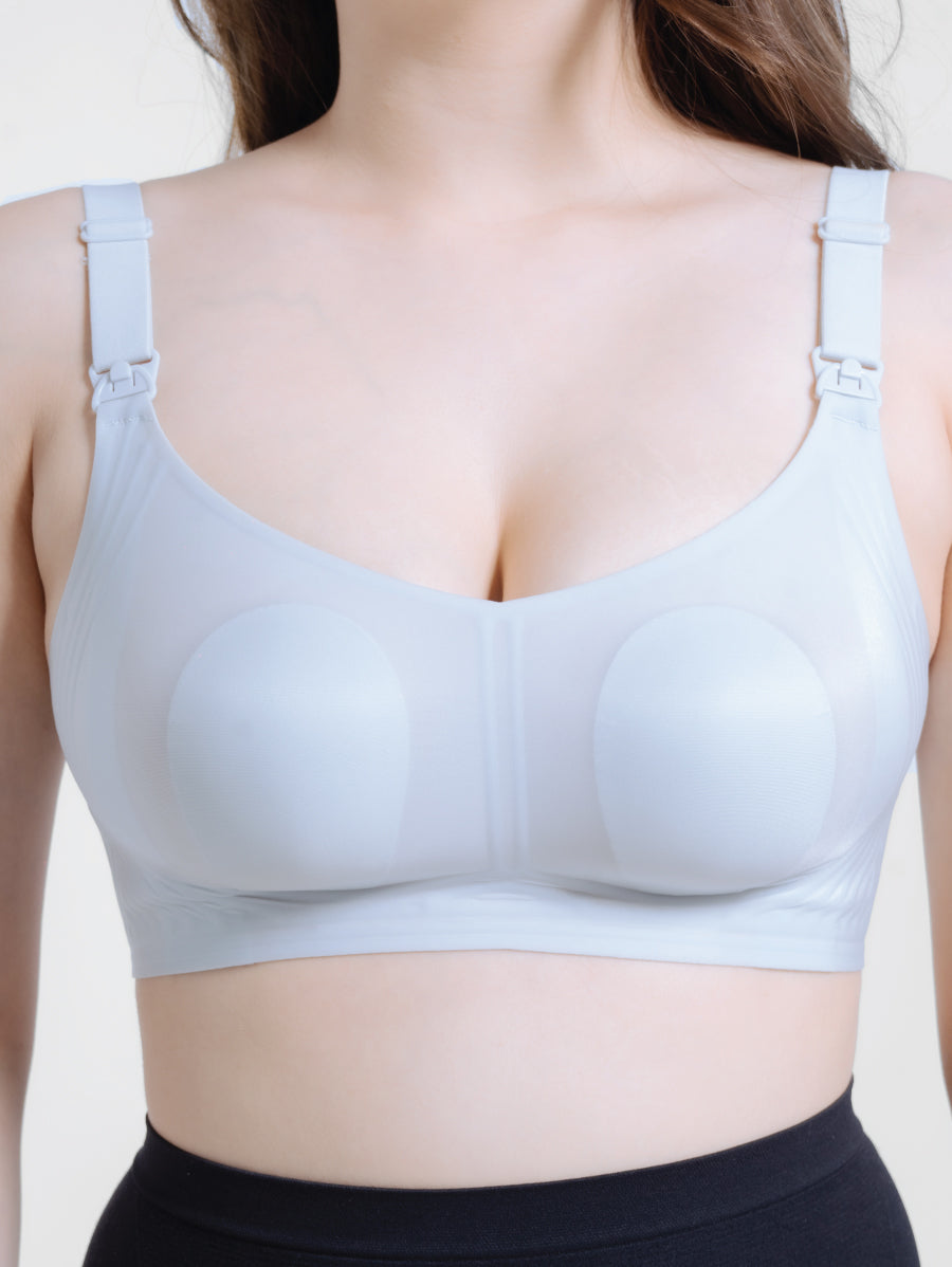 Premium Silicone Grip Antibacterial Top Open Air Nursing Bra