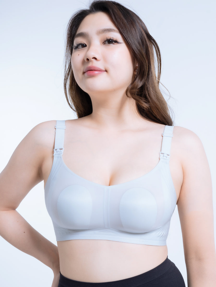 Premium Silicone Grip Antibacterial Top Open Air Nursing Bra