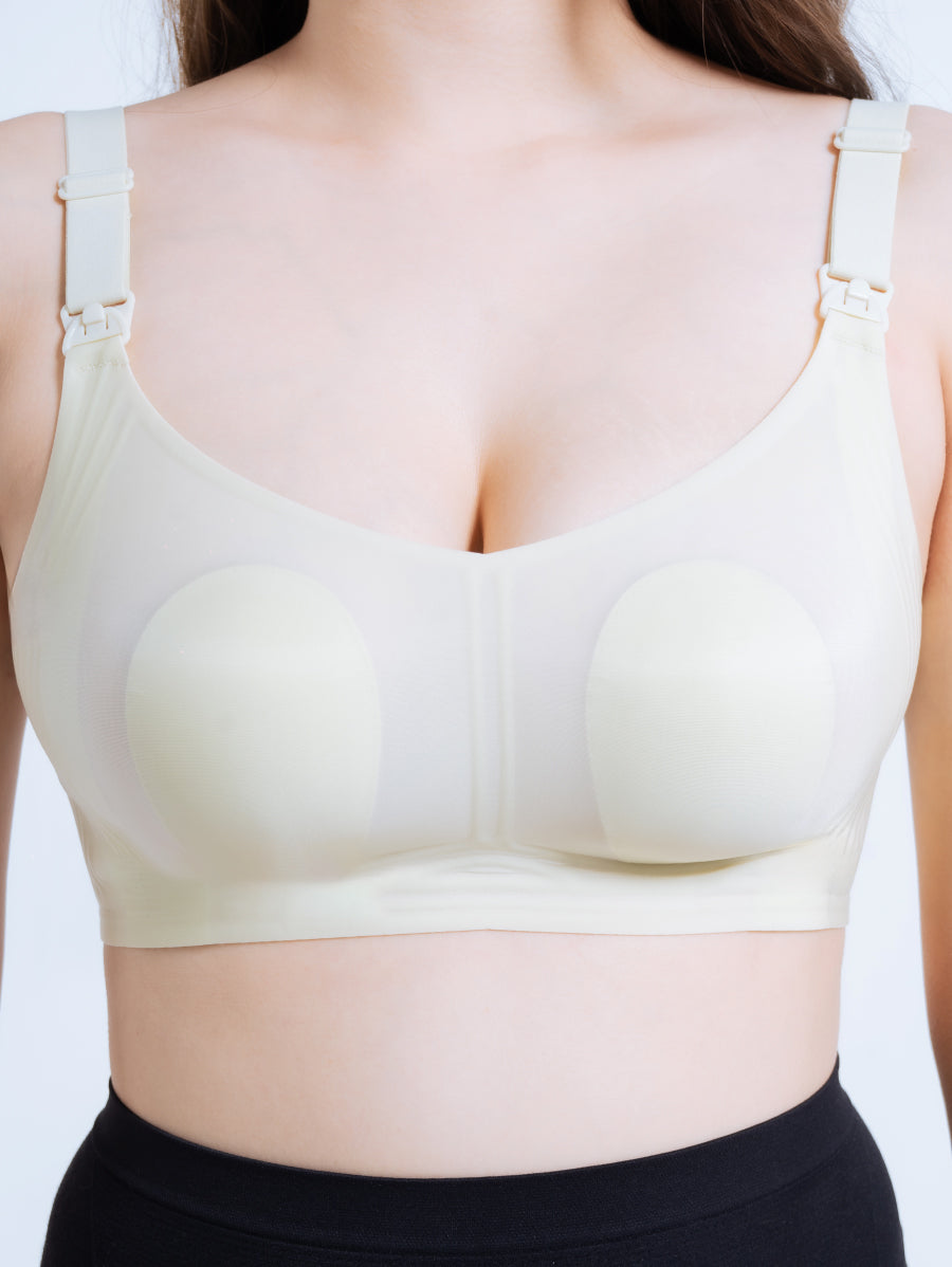 Premium Silicone Grip Antibacterial Top Open Air Nursing Bra