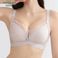 Premium Green Tea Lace Push Up Middle Button Nursing Bra