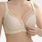 Premium Green Tea Lace Push Up Middle Button Nursing Bra