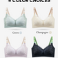 Plus Size 2-Tone Green Tea Lace Top Open Nursing Bra