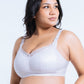 Plus Size Lace Green Tea Silicon Grip Top Open Nursing Bra