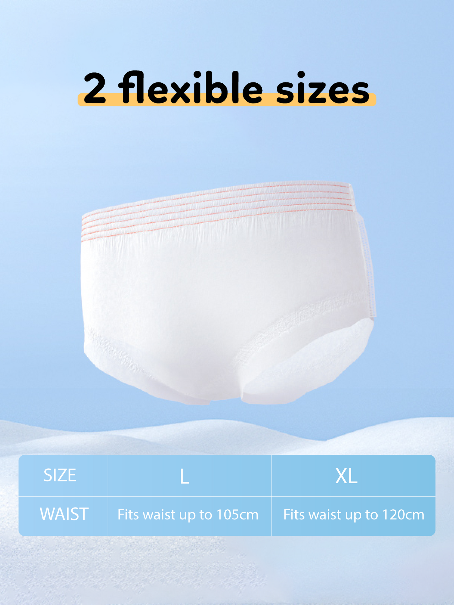 Disposable Hygiene Full Cotton Panties (5pcs/pack)