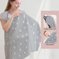 Breastfeeding Nursing Cover 100% Cotton without Net Apron Shawl Cloth Blanket