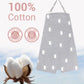 Breastfeeding Nursing Cover 100% Cotton without Net Apron Shawl Cloth Blanket