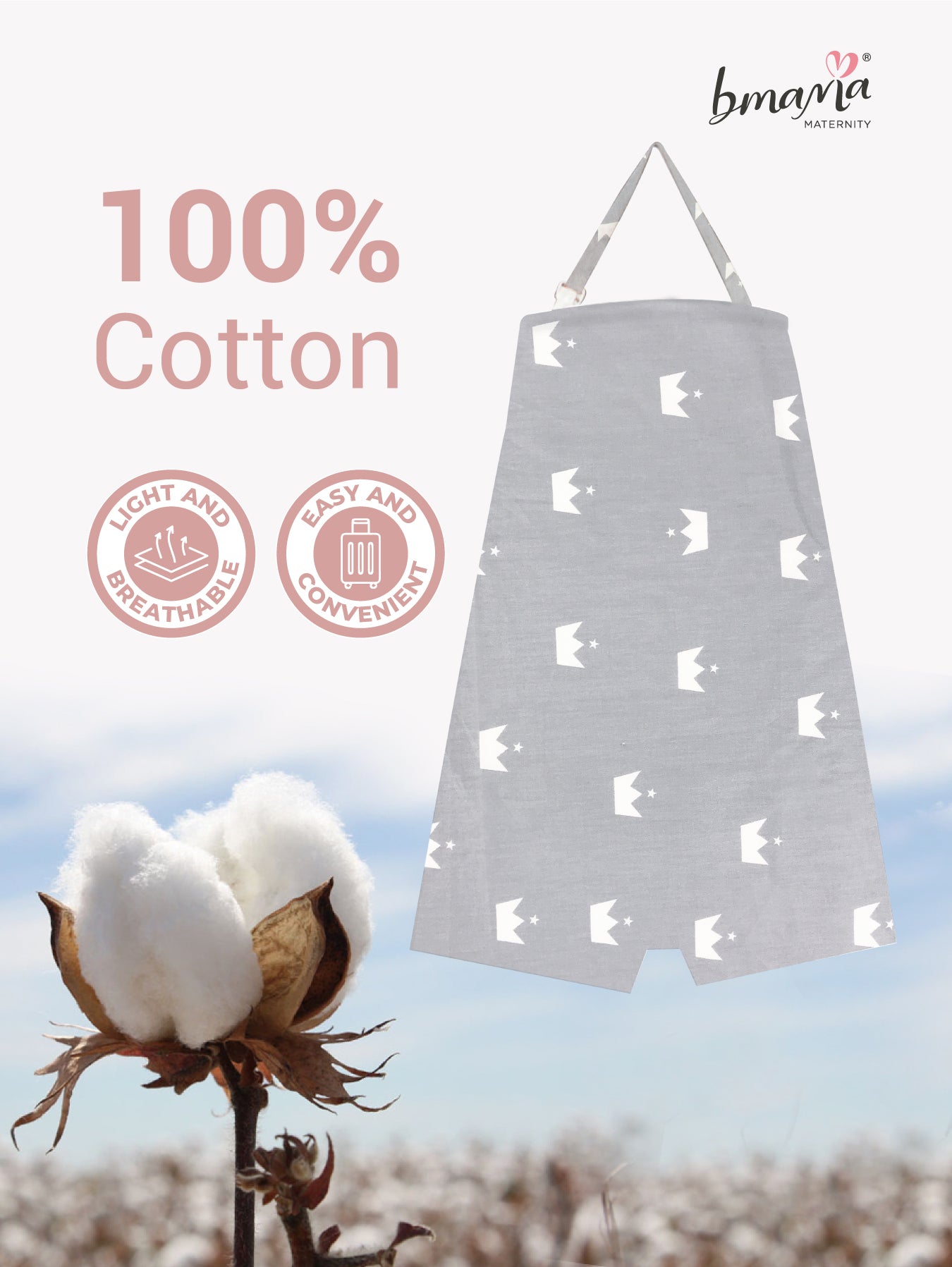 Breastfeeding Nursing Cover 100% Cotton without Net Apron Shawl Cloth Blanket