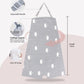 Breastfeeding Nursing Cover 100% Cotton without Net Apron Shawl Cloth Blanket