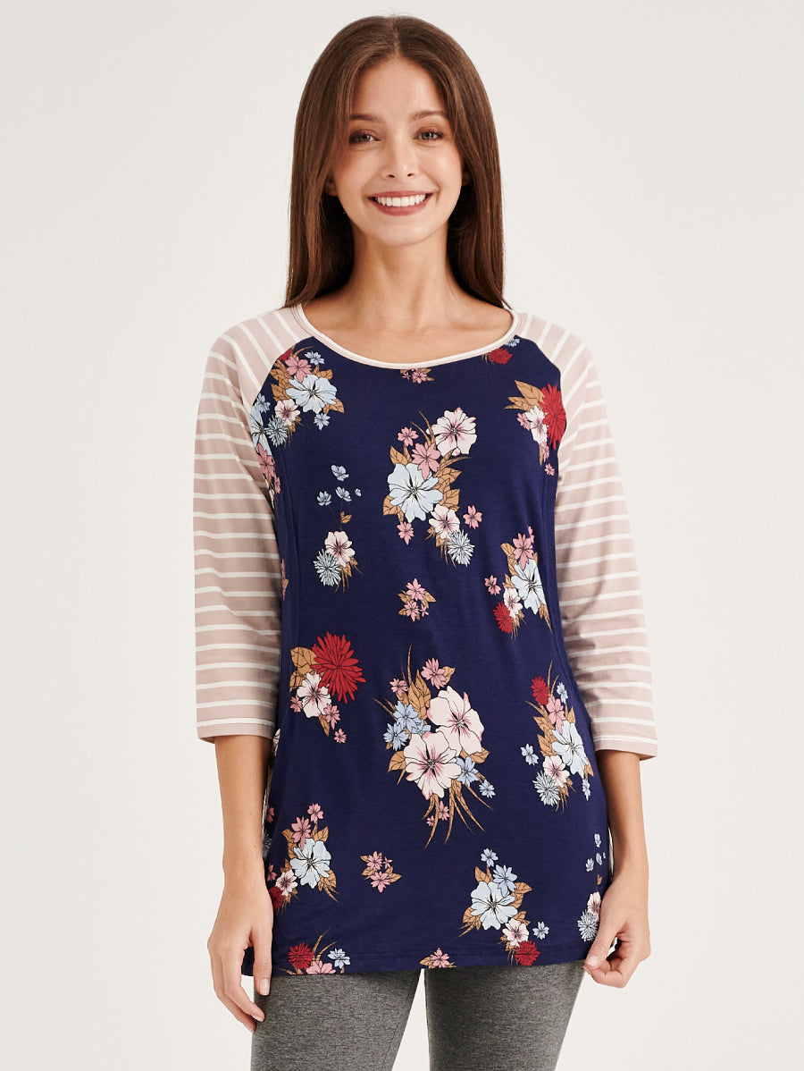 Flora Side Access Nursing Top