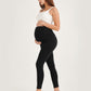 Black Slim Fit Stretchable High Waist Maternity Legging
