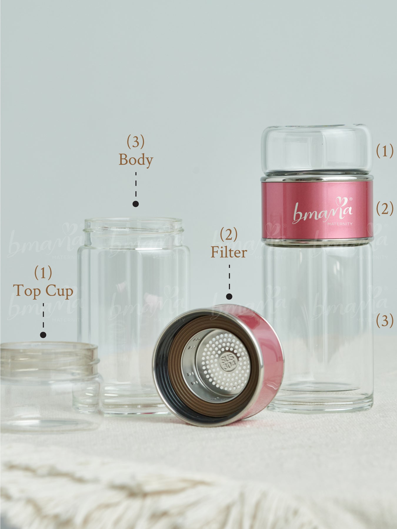 Glass Tea Filter Infuser